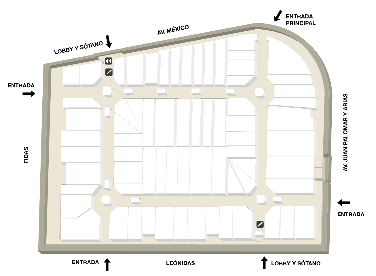 Plano del nivel Primer piso